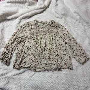 jolt kids cream floral blouse size xl